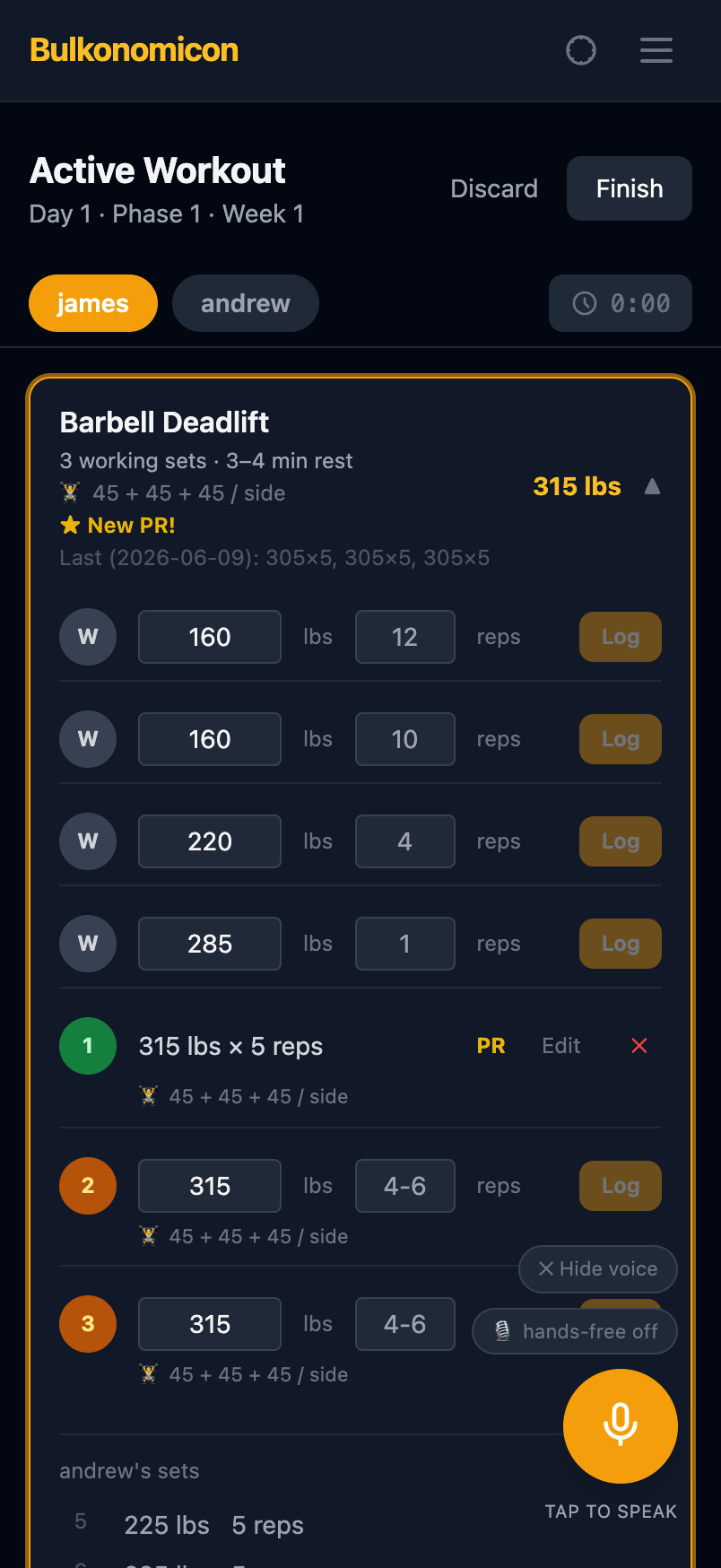 Bulkonomicon on a phone